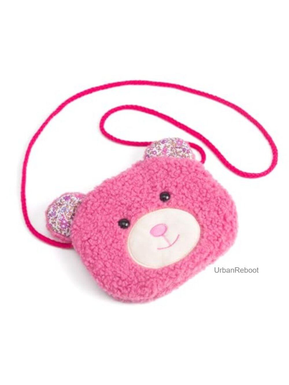 Plush Teddy Bear Crossbody Bag for Little Girls Toddlers Kids Purse